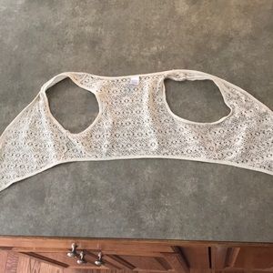 Arizona Lace Sash Vest. Juniors XL/Women’s Small